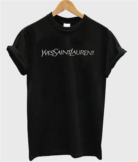 oversized yves saint laurent t shirt|saint laurent long sleeve shirt.